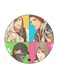 Multiple Video Games Printed Fridge Magnet Round Multicolour