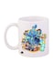 Mega Man Cartoon Printed Mug White/Blue/Green