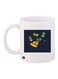 Teenage Mutant Ninja Turtles Printed Mug White/Green/Blue Standard Size