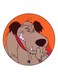 Yogi Bear Theme Printed Fridge Magnet Orange/Brown/Red