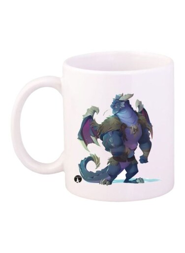 Game Spyro Character Printed Mug White/Grey/Purple