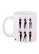 Cartoon Girl Printed Coffee Mug White/Black/Beige