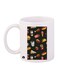 Food Printed Mug White/Black/Red
