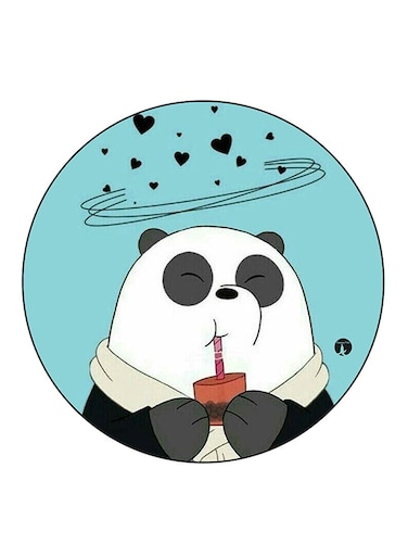 We Bare Bears Printed Fridge Magnet Multicolour