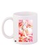 Anime Printed Coffee Mug White/Pink/Beige 11ounce
