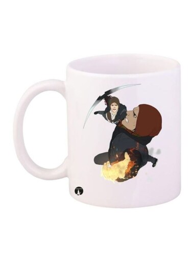 Infamous Second Son Printed Coffee Mug White/Brown/Black