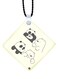 We Bare Bear Printed Car Mirror Pendant