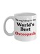 World's Best Osteopath Printed Coffee Mug White/Black/Red