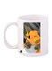 Pokemon Printed Mug White/Orange/Grey