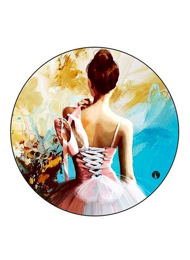 Girl Printed Fridge Magnet Multicolour