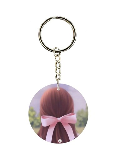 Single Sided Printed Keychain