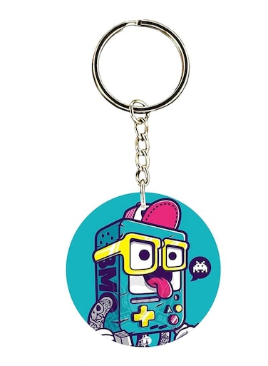 Double Side Gameboy Printed Keychain