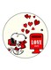 Snoopy Printed Fridge Magnet Multicolour