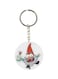 Double Sided Cartoon Printed Keychain