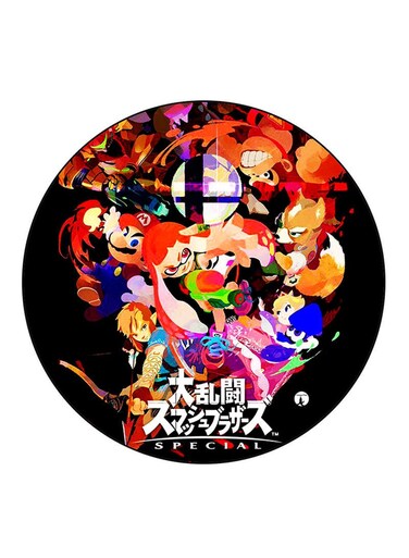 Video Game Super Smash Bros Printed Fridge Magnet Multicolour