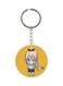 Cartoon Themed Single Sided Keychain