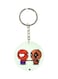 Double Sided Spiderman Printed Keychain