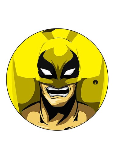 Iron Fist Printed Fridge Magnet Multicolour