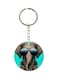 Double Sided Elephant Printed Keychain