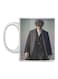 Printed Ceramic Mug Grey/Beige/Black
