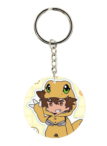 The Anime Digimon Printed Keychain
