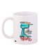 Bakery Art Printed Coffee Mug White/Blue/Red 11ounce