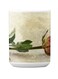 Ceramic Flower Printed Coffee Mug White 9.2 x 7.7cm