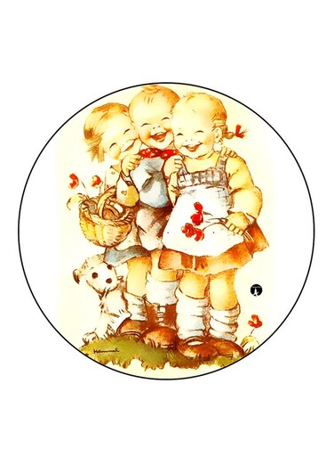 Kids Printed Fridge Magnet Multicolour