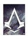 Assassin's Creed Metal Plate Poster Black/White 15x20cm