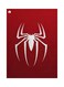 Spiderman Logo Printed Decorative Plate Red/White 20x15cm