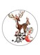 Animals Printed Fridge Magnet Multicolour