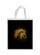 Horse Shape Printed Shopping Bag Black/Yellow