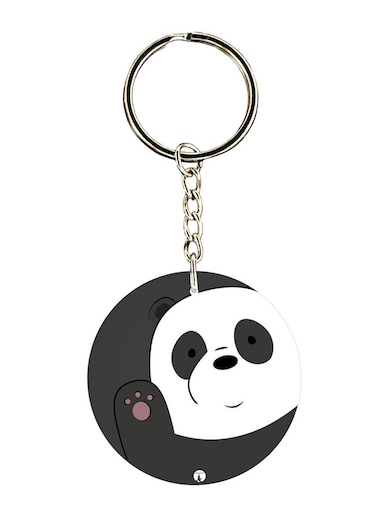 A Panda Printed Keychain