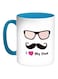 I Love My Dad Printed Coffee Mug White/Blue/Black 325ml