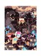 Cartoon Themed Metallic Plate Brown/Beige/Blue 20x15cm
