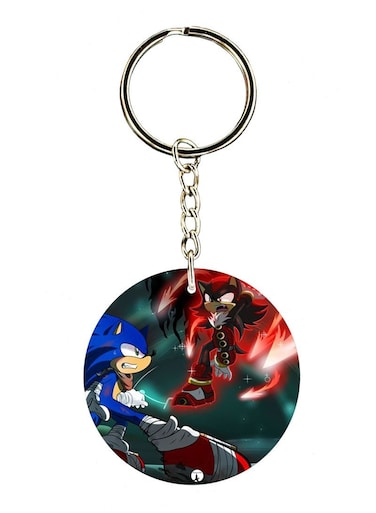 Sonic Printed Keychain