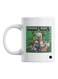 Minecraft Printed Mug White/Green/Grey