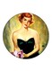 Vintage Art Printed Fridge Magnet Multicolour