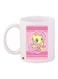 Cartoon Pony Printed Coffee Mug White/Pink/Yellow 11ounce
