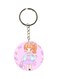 Cartoon Printed Double Sided Keychain