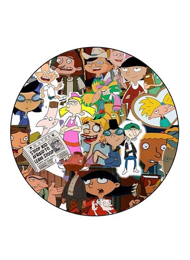 Hey Arnold Printed Fridge Magnet Multicolour