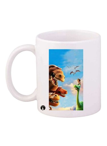 The Good Dinosaur Printed Mug White/Brown/Blue Standard Size