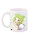 Cartoon Printed Coffee Mug White/Green/Grey 11ounce