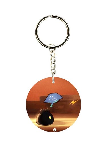 Anime Digimon Printed Keychain