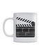 Clacket Printed Coffee Mug White/Black 350ml