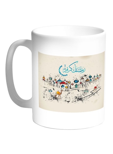 Ramadan Kareem Printed Coffee Mug Multicolour 11ounce
