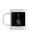 Guitar Printed Mug White/Black/Grey