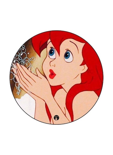 Disney Theme Printed Fridge Magnet Red/Beige/Brown