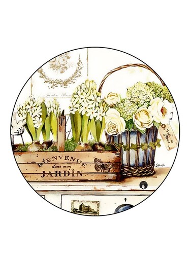 Flowers Printed Fridge Magnet Multicolour