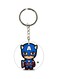 Captain America Printed Dual Sided Keychain